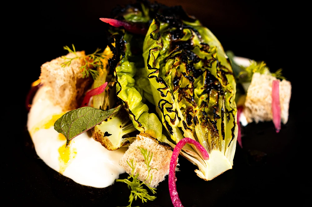 Preparación con ingredientes locales